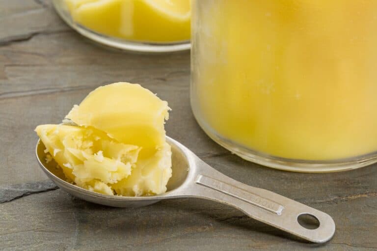 Ghee clarified butter spoon