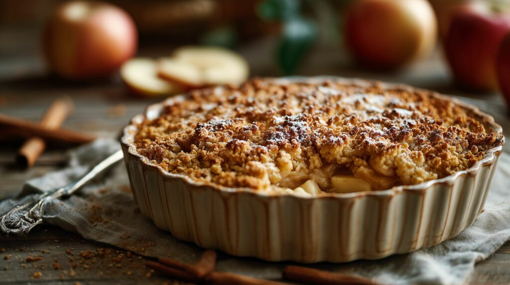 Apple crumble with cinnamon and oats ajurveda cz