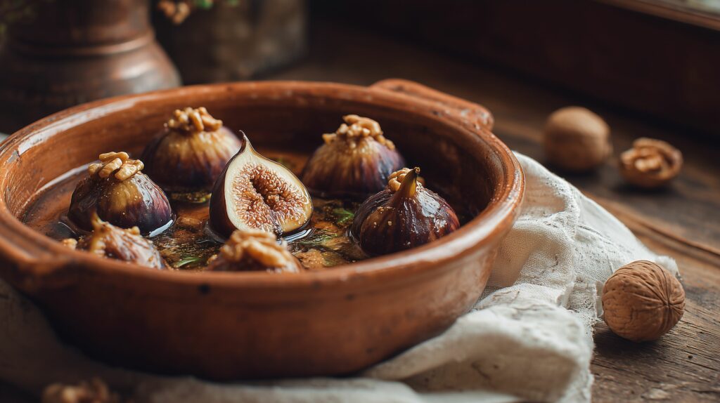 Baked figs with honey and walnuts ajurveda cz