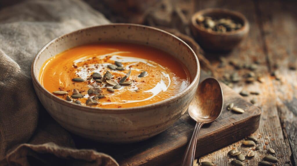 Creamy roasted carrot and fennel soup ajurveda cz